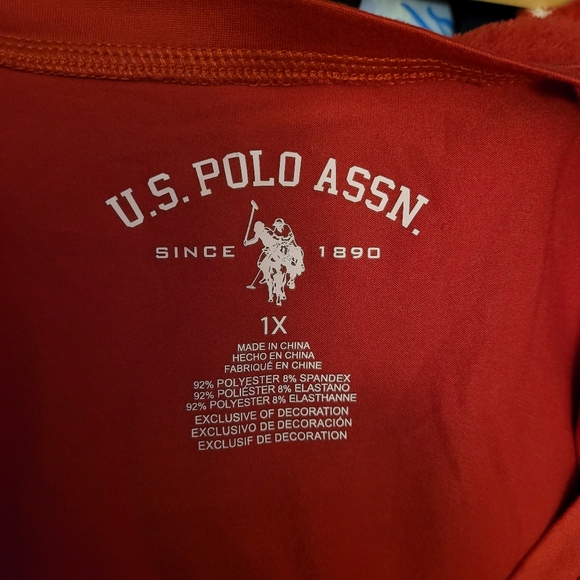 NWT, U.S Polo Assn, 2 piece pj set, 1X - Picture 5 of 7